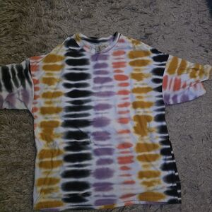 KYOYO Colorful Tie-Dye T-Shirt & Short Set Size Small